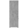 vidaXL Book Cabinet Concrete grey Engineered wood Medium Book Cabinet