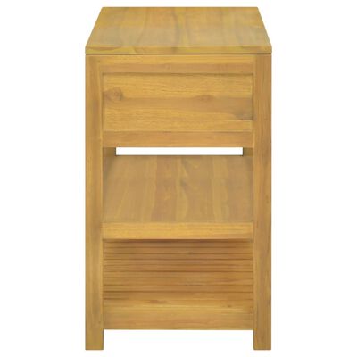 vidaXL Bathroom Cabinet 35.4"x17.7"x29.5" Solid Wood Teak