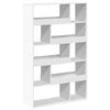 vidaXL Room Divider White Engineered wood Large Bookshelves