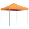 vidaXL Foldable Party Tent Pop-Up Orange 115.0x115.0x124.0"