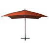 vidaXL Hanging Garden Parasol Terracotta