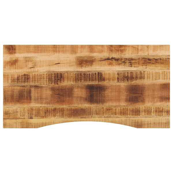 vidaXL Desk Top Natural Mango Solid rough mango wood 55.1x23.6 in
