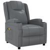 vidaXL Massage Chair Anthracite Faux leather, plywood, iron Medium