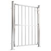 vidaXL Garden Gate 39.4" x 47.2" Stainless Steel