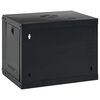vidaXL 9U Wall Mounted Network Cabinet 19" IP20 20.9x15.7x17.7"