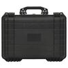 vidaXL Portable Flight Case Black 18.5"x14.2"x7.1" PP