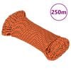 vidaXL Boat Rope Orange 0.16 " 820.2 ' Polypropylene