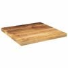 vidaXL Table Top 15.7"x15.7"x1.5" Square Solid Wood Rough Mango