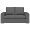 vidaXL Sofa Bed Dark gray 148 x 71 x 83 cm fabric