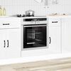 vidaXL Oven Cabinet High gloss white Engineered wood Compact