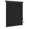 vidaXL Roller Shade Anthracite Polyester with PA Coating 55.1x98.4in