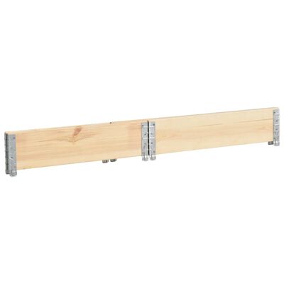 vidaXL Raised Bed 39.4"x39.4" Solid Pine Wood