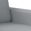vidaXL 2-seater Sofa Light Grey Fabric (100% polyester), metal, textilene
