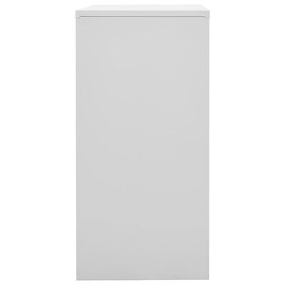 vidaXL Locker Cabinets 5 pcs Light Gray and Green 35.4"x17.7"x36.4" Steel