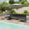 vidaXL Garden Furniture Set Grey
