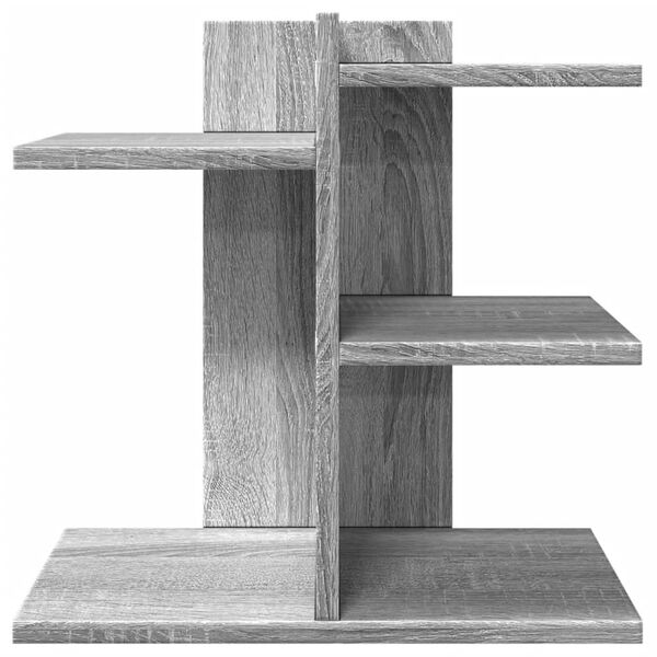 vidaXL Desk Organiser Grey Sonoma 16.5x8.5x16.5" Engineered wood