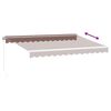 vidaXL Retractable Awning Brown