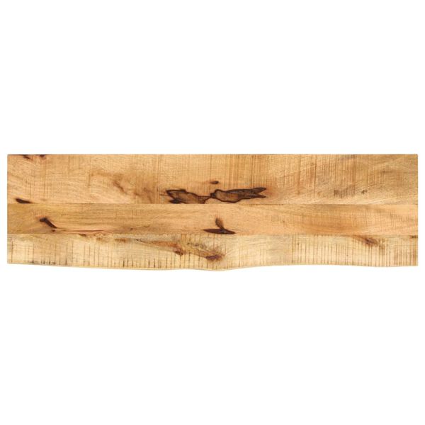 vidaXL Table Top Natural wood Solid rough mango wood 39.4 in x 11.8 in