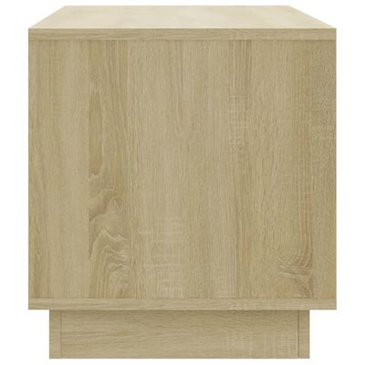 vidaXL TV Cabinet Sonoma Oak 40.2"x16.1"x17.3" Engineered Wood