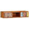 vidaXL Wall-mounted TV Cabinet Multicolor Solid Acacia wood, Engineered wood