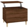 vidaXL Coffee Table Brown Oak Engineered Wood Medium Coffee Table