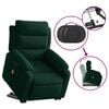 vidaXL Stand Up Massage Recliner Chair Dark Green