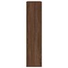 vidaXL Bookcase Brown oak Engineered wood Medium Bookcase Rectangular