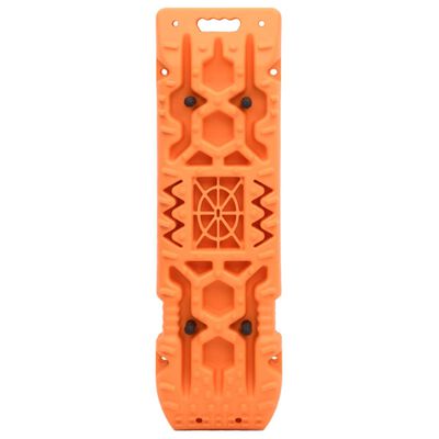 vidaXL Traction Boards 2 pcs Orange 42.1"x12.2"x2.8" Nylon