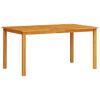 vidaXL Garden Dining Set 7 pcs Brown solid acacia wood