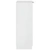 vidaXL Shoe Cabinet High gloss white Engineered wood Medium Shoe Cabinet