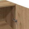 vidaXL Wall Mounted Cabinet Artisan Oak Engineered Wood Compact