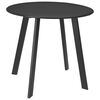 ProGarden Garden Table Matte Dark Grey Metal Small Durable