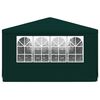 vidaXL Party Tent Green Polyethylene 13x20 ft Durable Party Tent