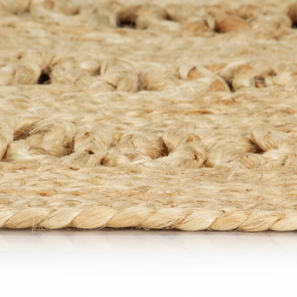 vidaXL Area Rug Variations due to handmade nature 100% Jute Medium