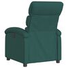 vidaXL Recliner Chair Dark Green