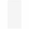 vidaXL TV Wall Cabinet White Engineered wood Medium Wall mounting