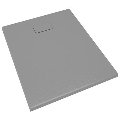 vidaXL Shower Base Tray SMC Gray 39.4"x31.5"