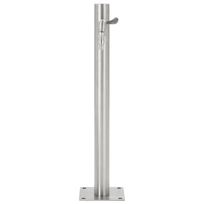 vidaXL Garden Water Column Stainless Steel Round 25.5"