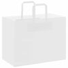 vidaXL Paper Bags 250 pcs with Handles White 32x17x25 cm