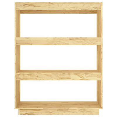 vidaXL Book Cabinet/Room Divider 31.5"x13.8"x40.6" Solid Wood Pine