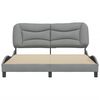 vidaXL Bed Frame Light grey