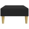 vidaXL Footstool Black