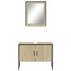 vidaXL Bathroom Cabinet Set Sonoma Oak Engineered Wood
