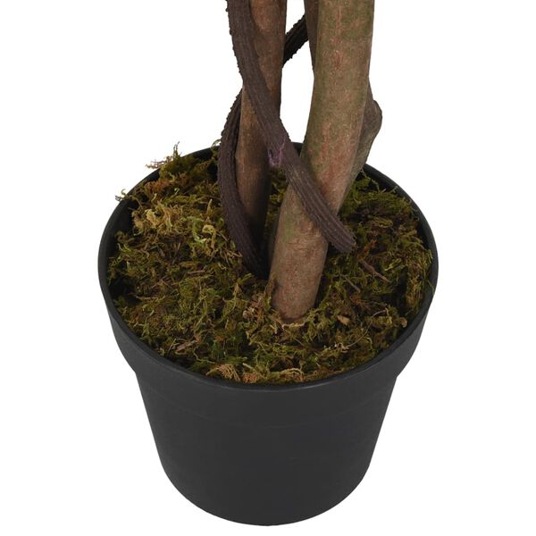 vidaXL Artificial Maple Tree Green Wood, Textile fiber, Plastic Medium