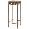 vidaXL Plant Stand Rusty Metal Set of 3 sizes: Large, Medium, Small