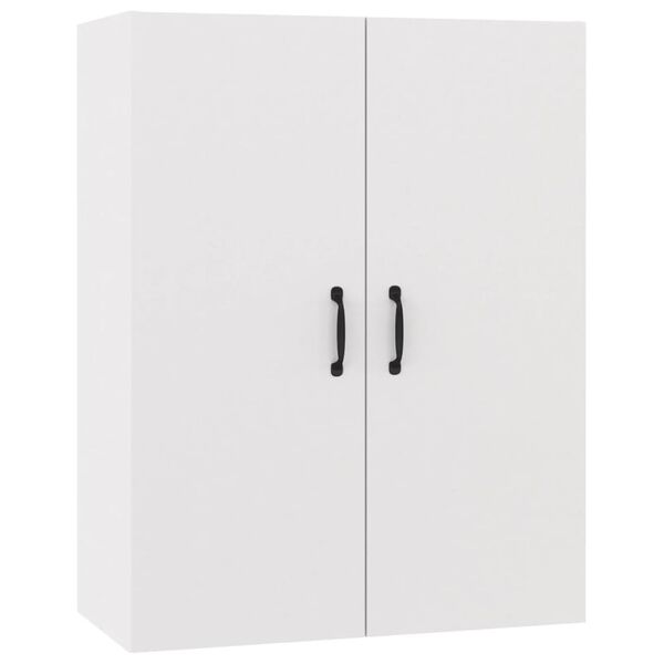 vidaXL Hanging Cabinet White Engineered Wood Medium Hanging Cabinet