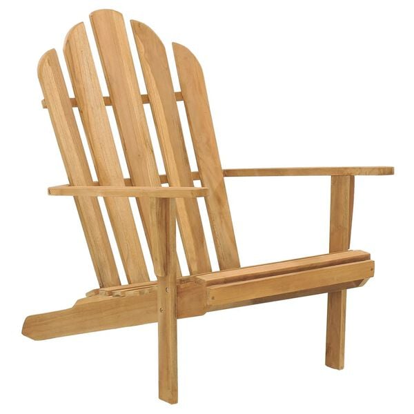 vidaXL Garden Chair Teak Solid Teak Wood Standard Durable Garden Chair