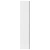 vidaXL Mirror Cabinet White and Silver MDF with Melamine Surface, Glass