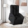 vidaXL Electric Stand Up Massage Recliner Chair Black