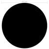 vidaXL Pool Cover Black Polyethylene with air chambers 164.2 in Diameter
